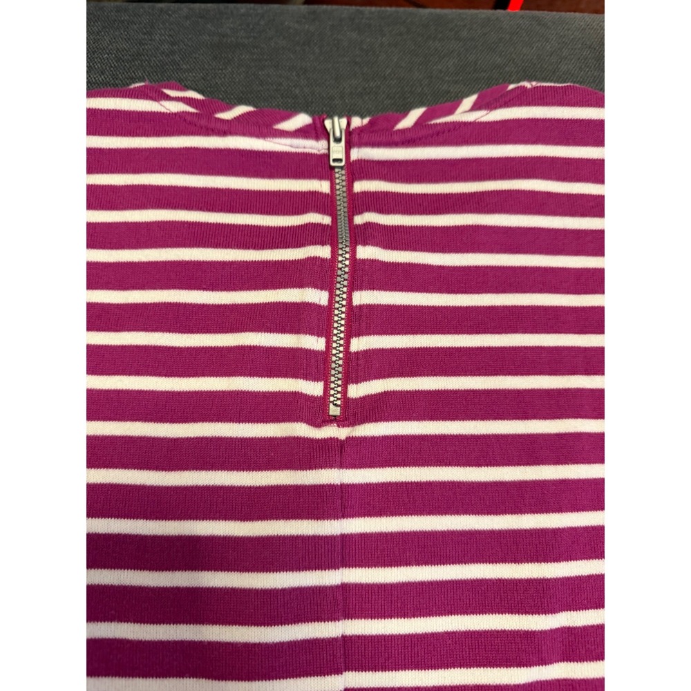 Gymboree Girls Magenta Pink Striped Watermelon Sequin Dress Size L 10-12 - Picture 5 of 5